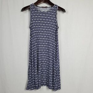 Ann Taylor LOFT XS Blue Floral Dress